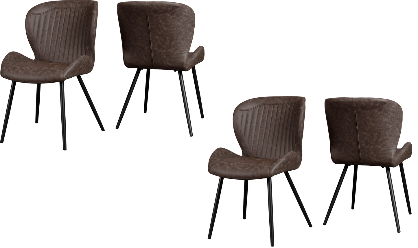 QUE Set of Four Dining Chairs