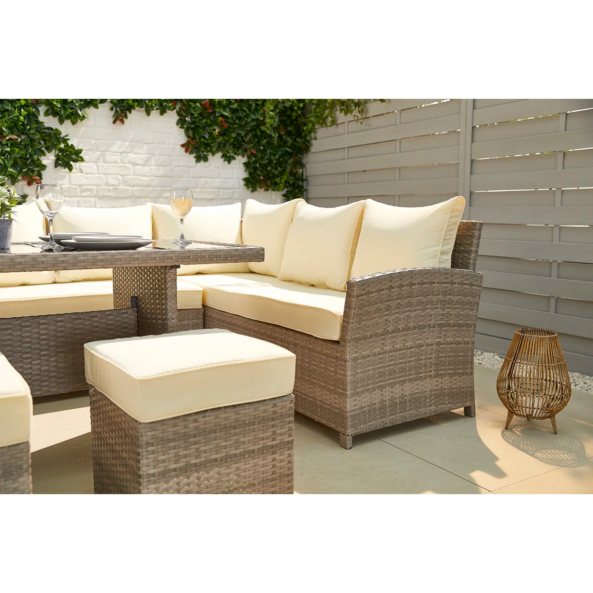 Belvedere 9 Seater Aluminium Frame Luxury Garden Dining Set