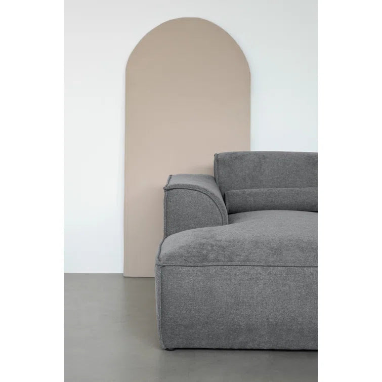Felicity Grey Chenille Corner Sofa
