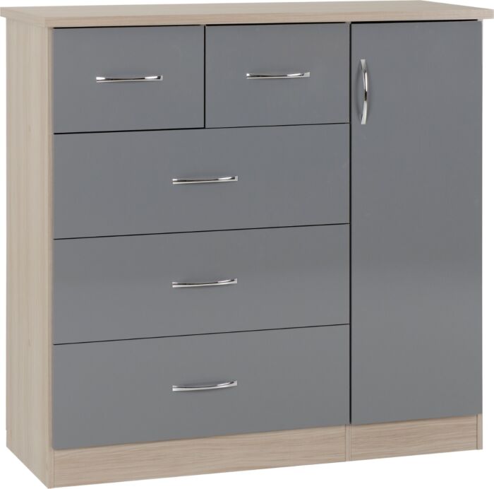 NVD 5 Drawer Low Wardrobe