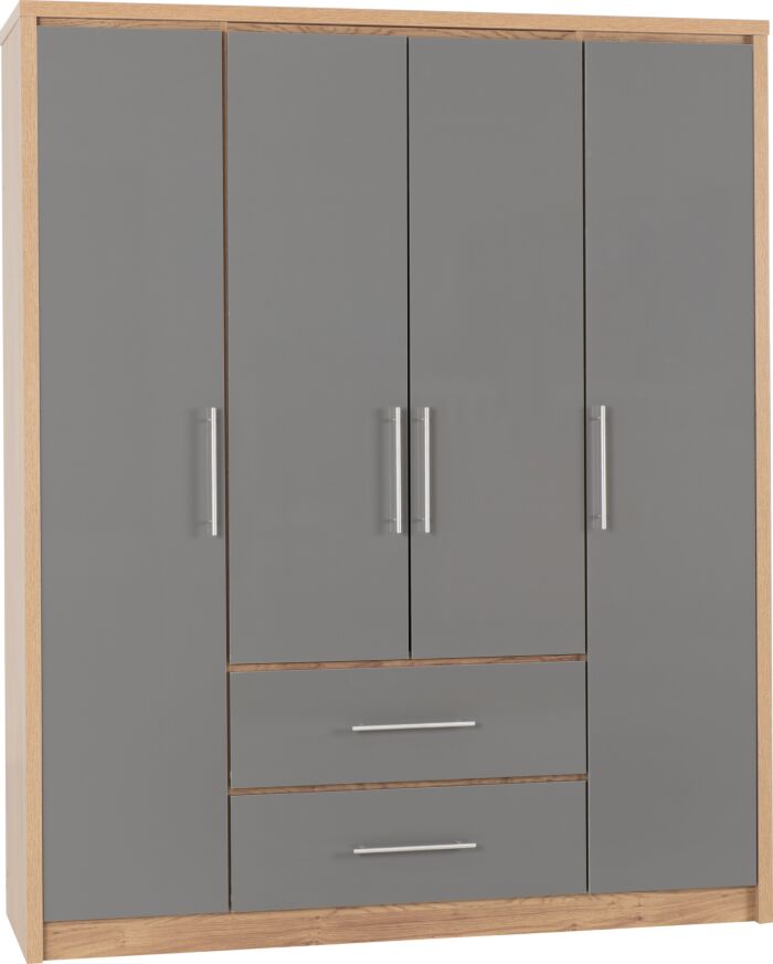 SEV 4 Door 2 Drawer Wardrobe