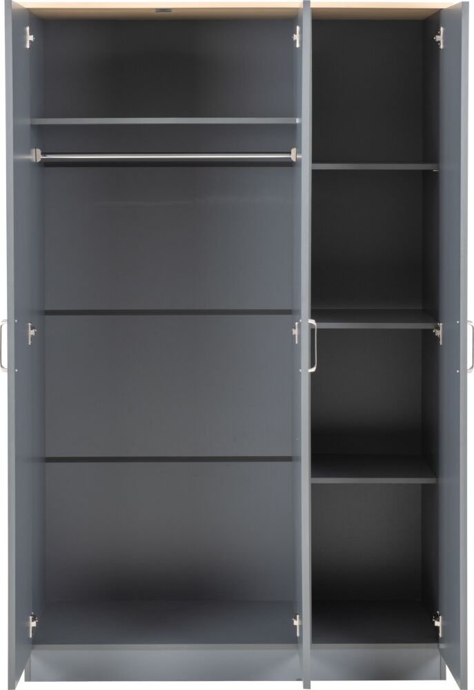 PTL 3 Door Wardrobe