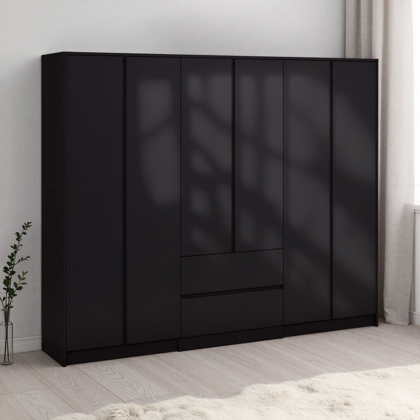 MLV 6 Door 2 Drawer Wardrobe