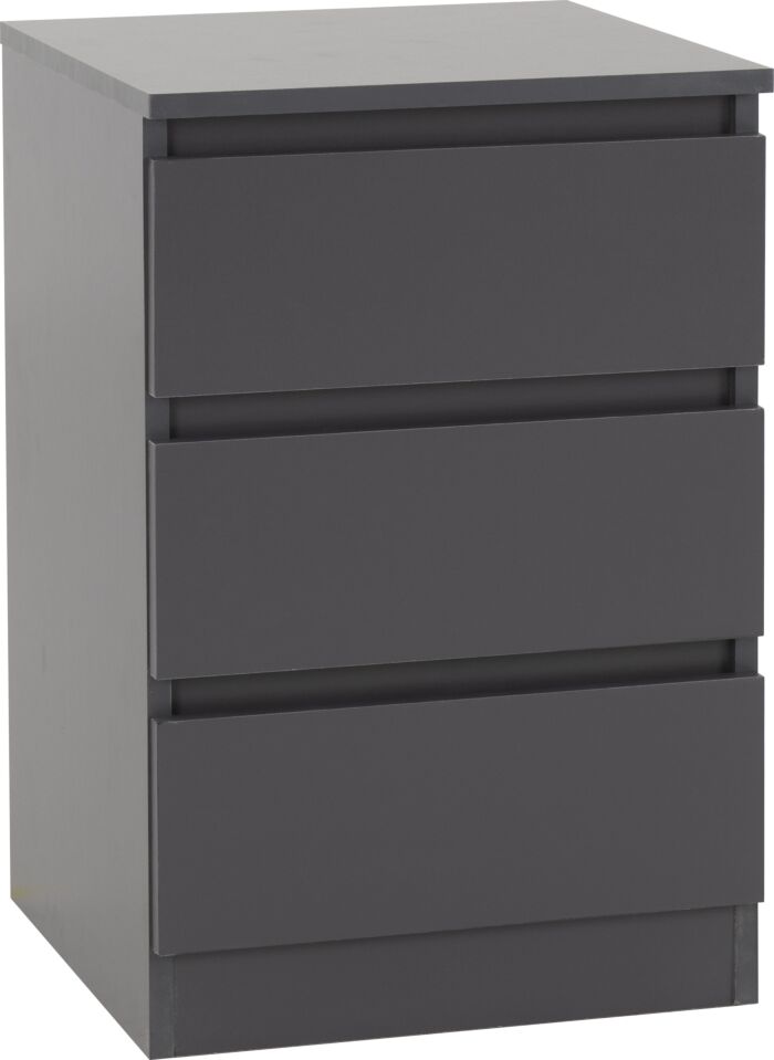 MLV 3 Drawer Bedside
