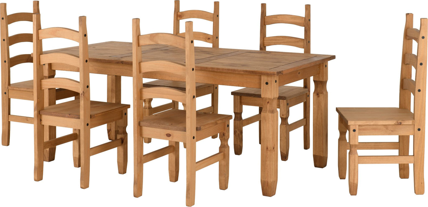 Corona Pine 6ft Dining Set