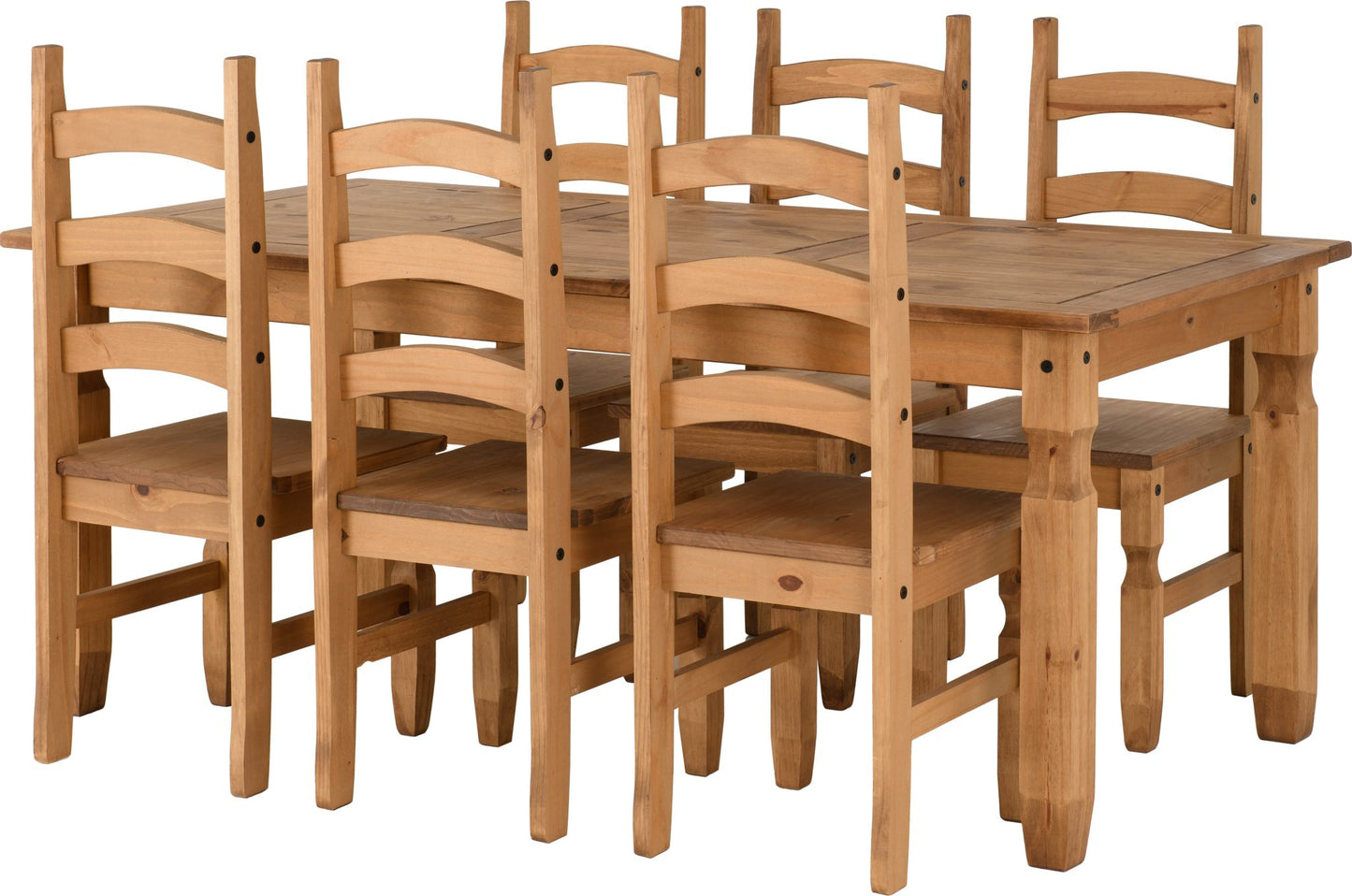 Corona Pine 6ft Dining Set