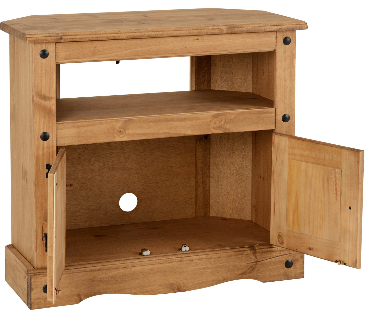 Corona Pine Corner TV Cabinet