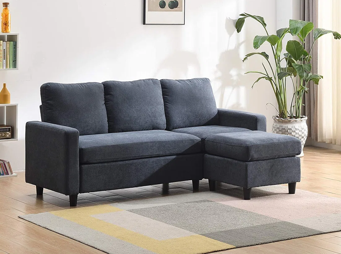 William 3 Seater Sofa & Footstool Cushions can be arranged to use as a Chaise