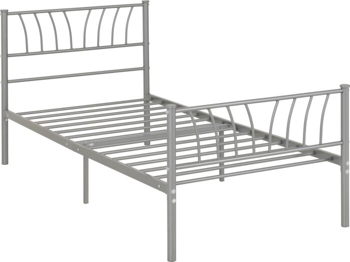 HLW 3ft Single Metal Bed