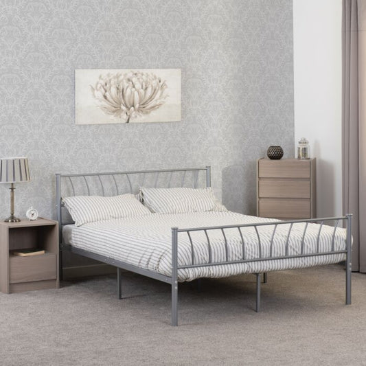 HLW 4ft6 Double Metal Bed Frame
