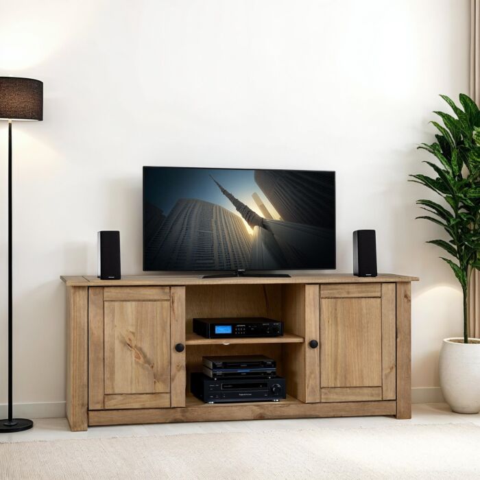 PAN 2 Door 1 Shelf Flat Screen TV Unit