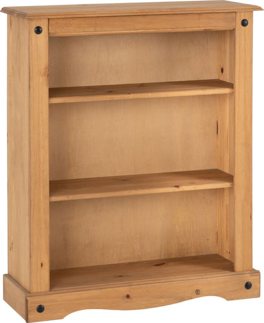Corona Pine Low Bookcase