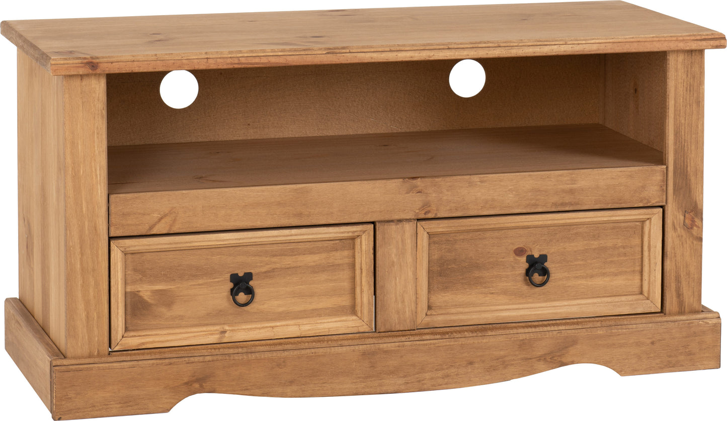 Corona Pine 2 Drawer Flat Screen TV Unit