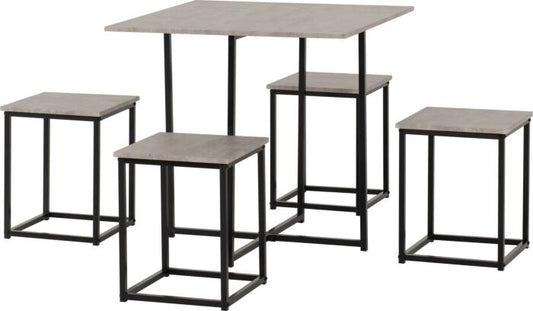 KEN 1+4 Stowaway Dining Set