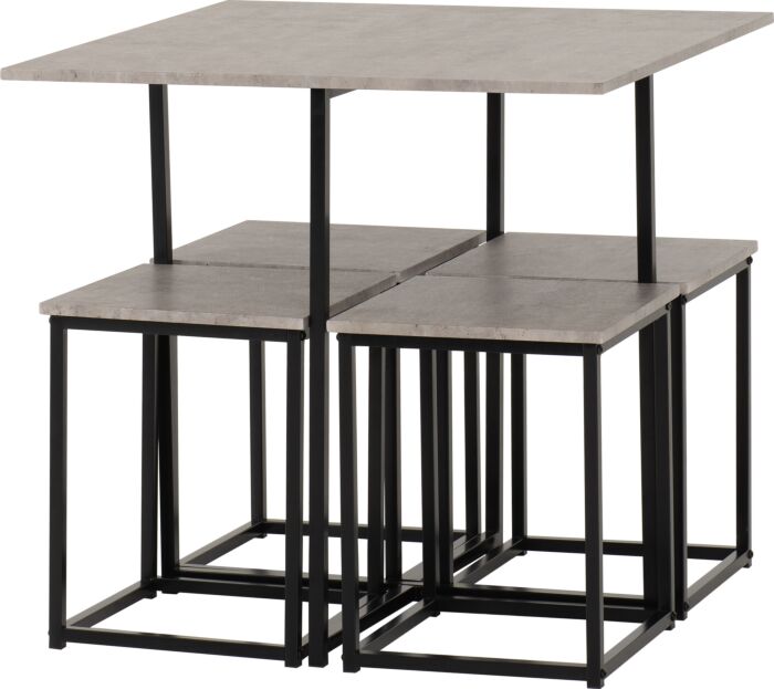KEN 1+4 Stowaway Dining Set