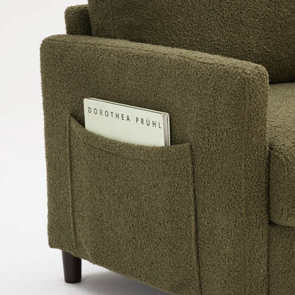 Batton 2 Seater Olive Green Sofa