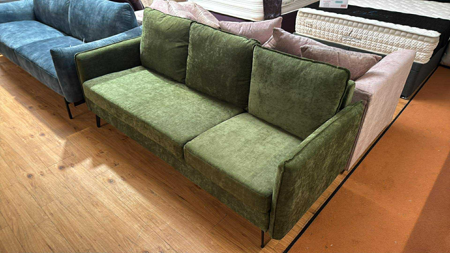 Alden Green 3 Seater Sofa