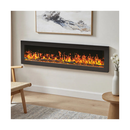 Timoni Black Colour Changing Electric Fire