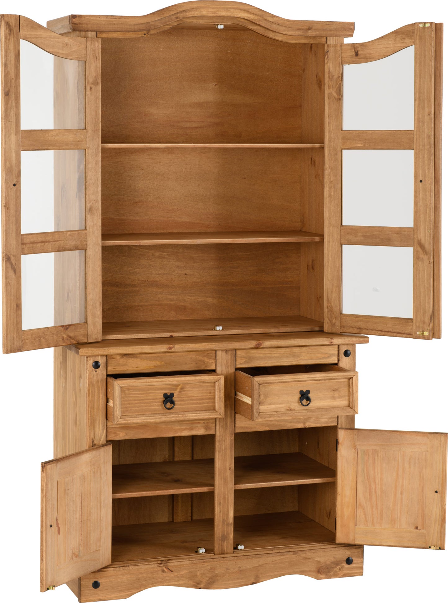 Corona Pine Buffet Hutch