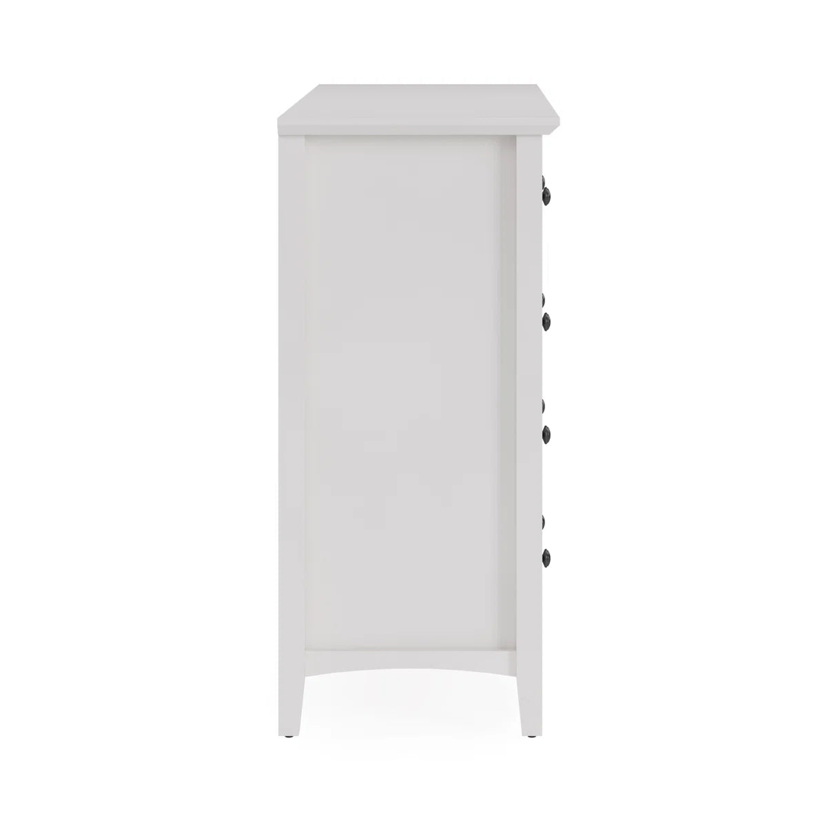 Shaker-style White Mahogany Dovetailed Chest of 8 Drawers