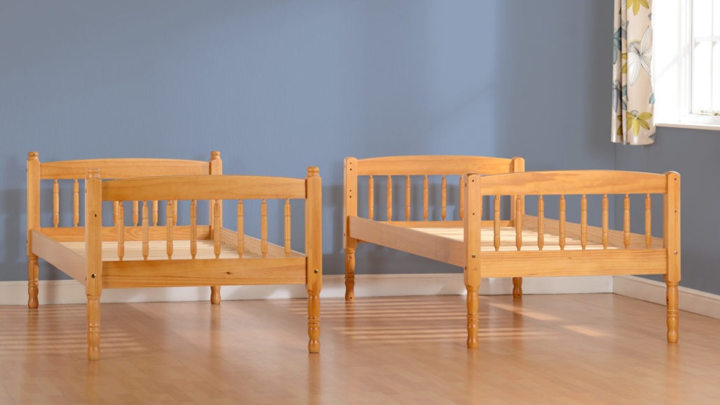 ALB 3ft Single Antique Pine Bunk Bed