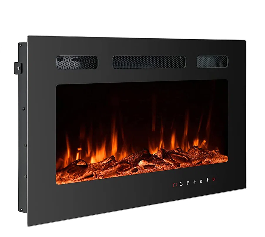 Rafiki Black Colour Changing Electric Fire