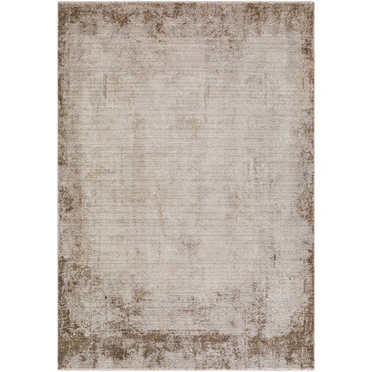 Galaxy Brown Abstract Marble Rug