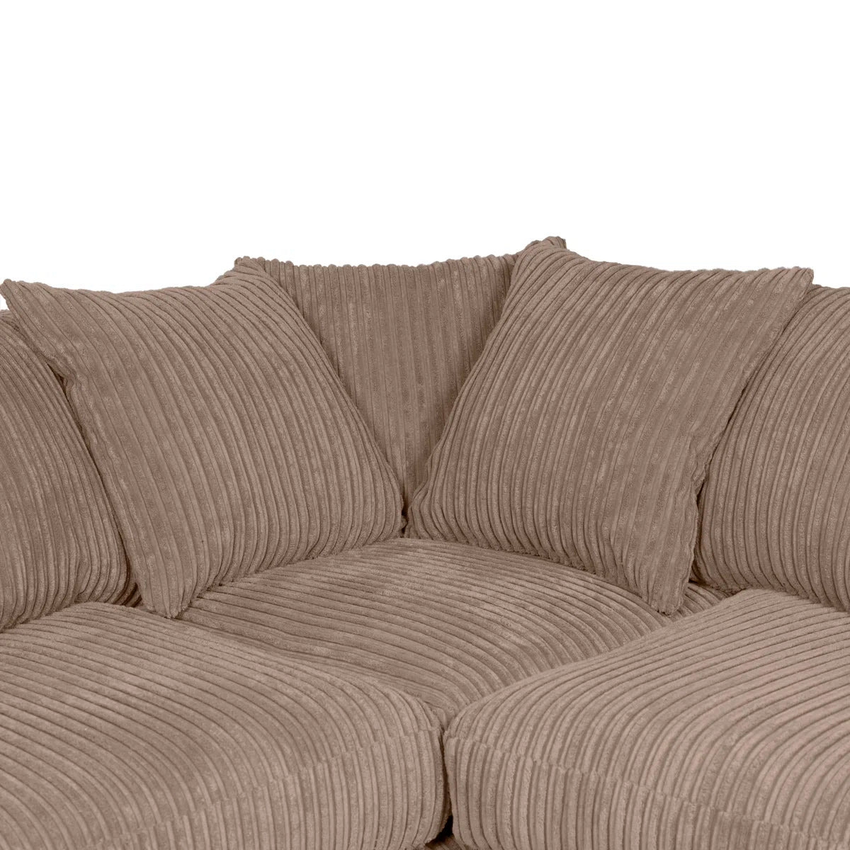 Adrian 4 Seat Coffee Jumbo Cord Corner Sofa