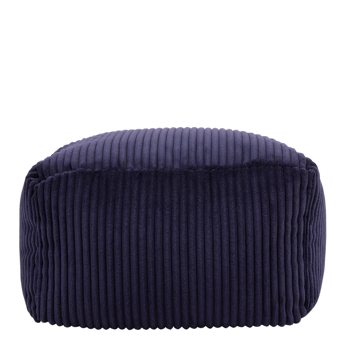 Tamara Navy Cord Beanbag Footstool