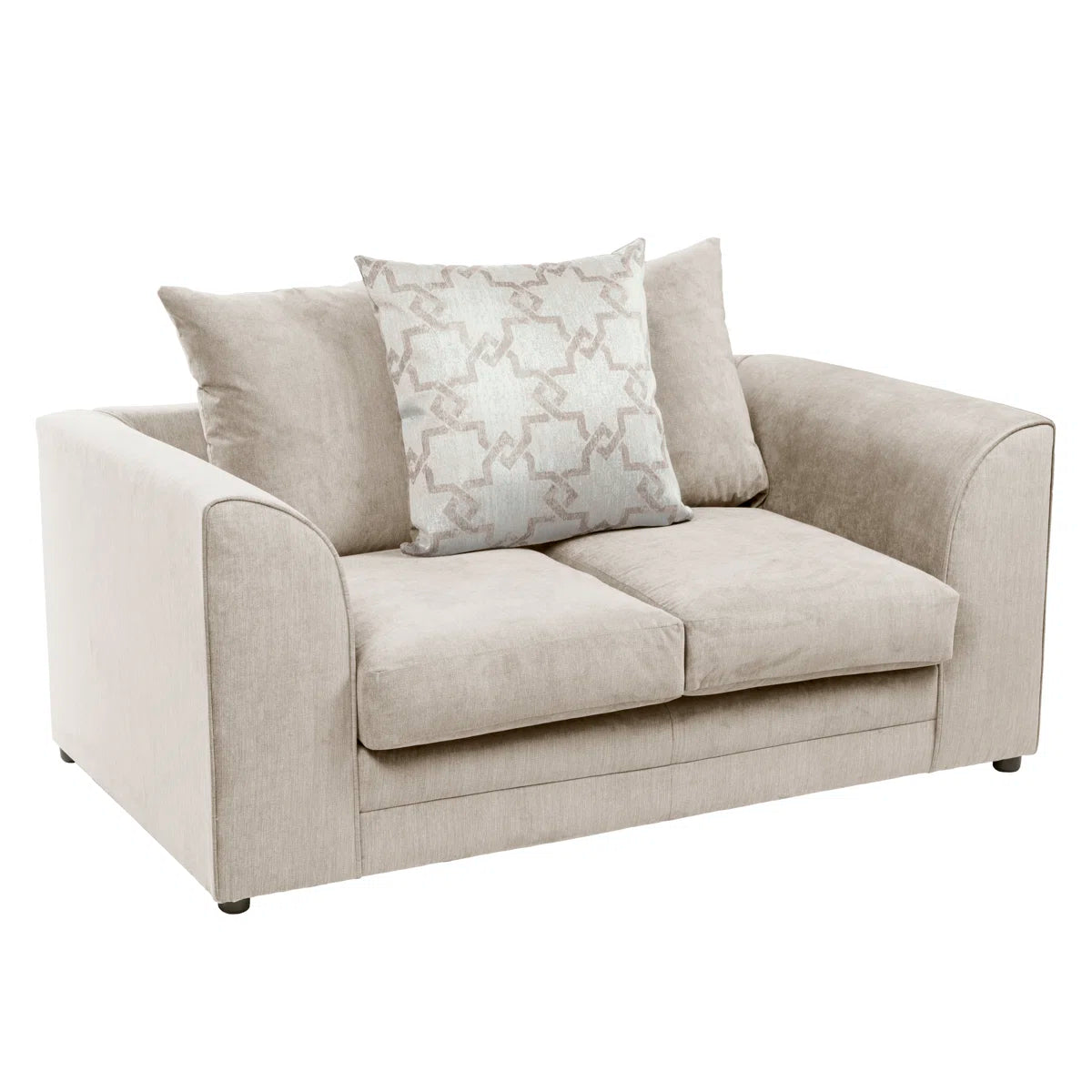 Isabella 2 Seat Beige Upholstered Sofa