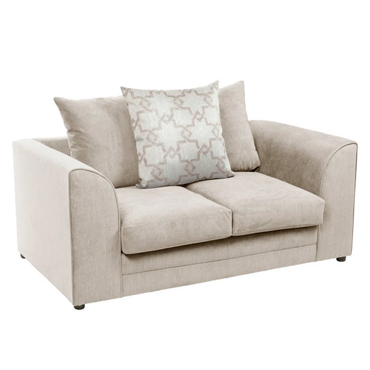 Isabella 2 Seat Beige Upholstered Sofa
