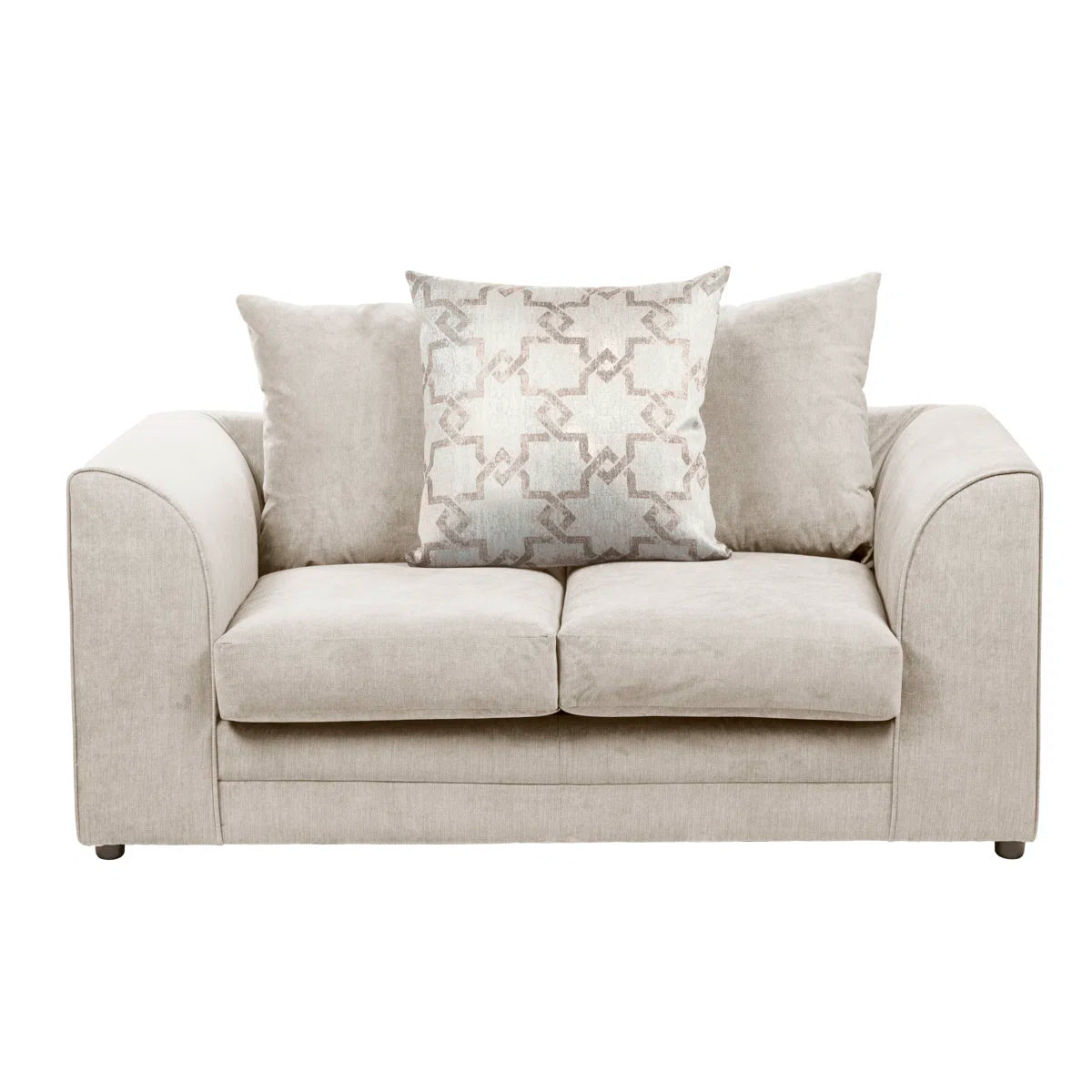 Isabella 2 Seat Beige Upholstered Sofa