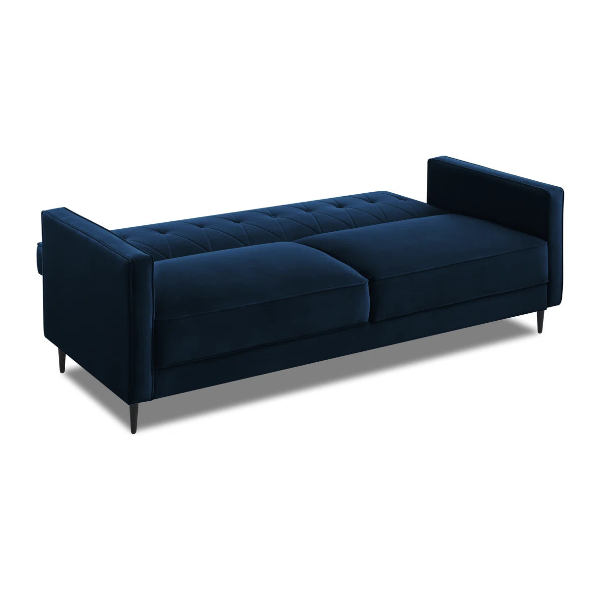 Artemus 3 Seat Navy Velvet Clic Clac Sofa Bed