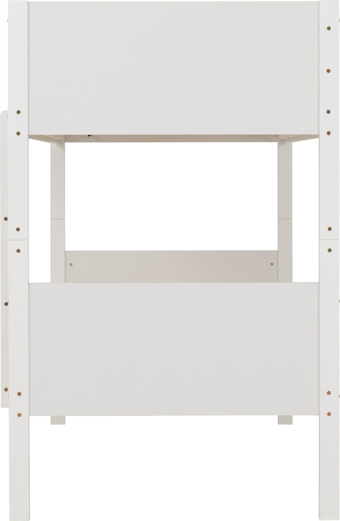 BRU 3ft Single White Bunk Bed