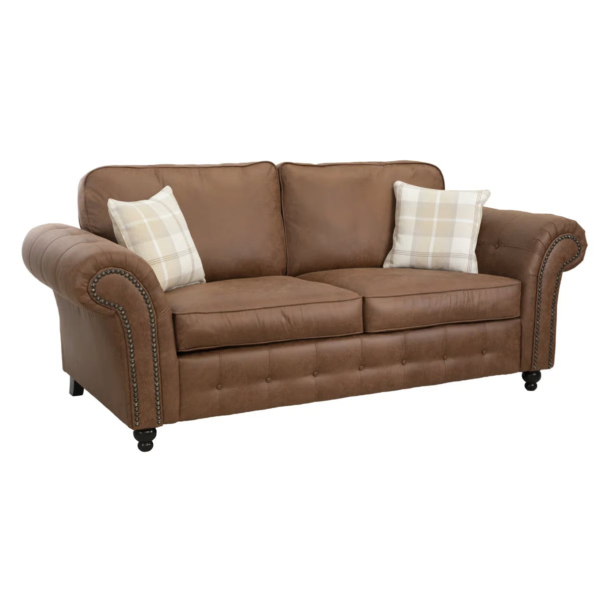 Bodmin Faux Leather 3 Seater Sofa