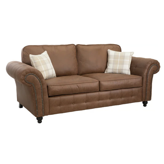 Bodmin Faux Leather 3 Seater Sofa