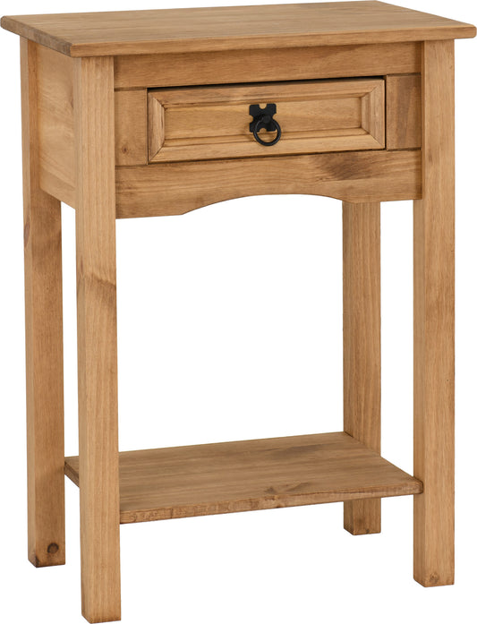 Corona Pine 1 Drawer Console Table