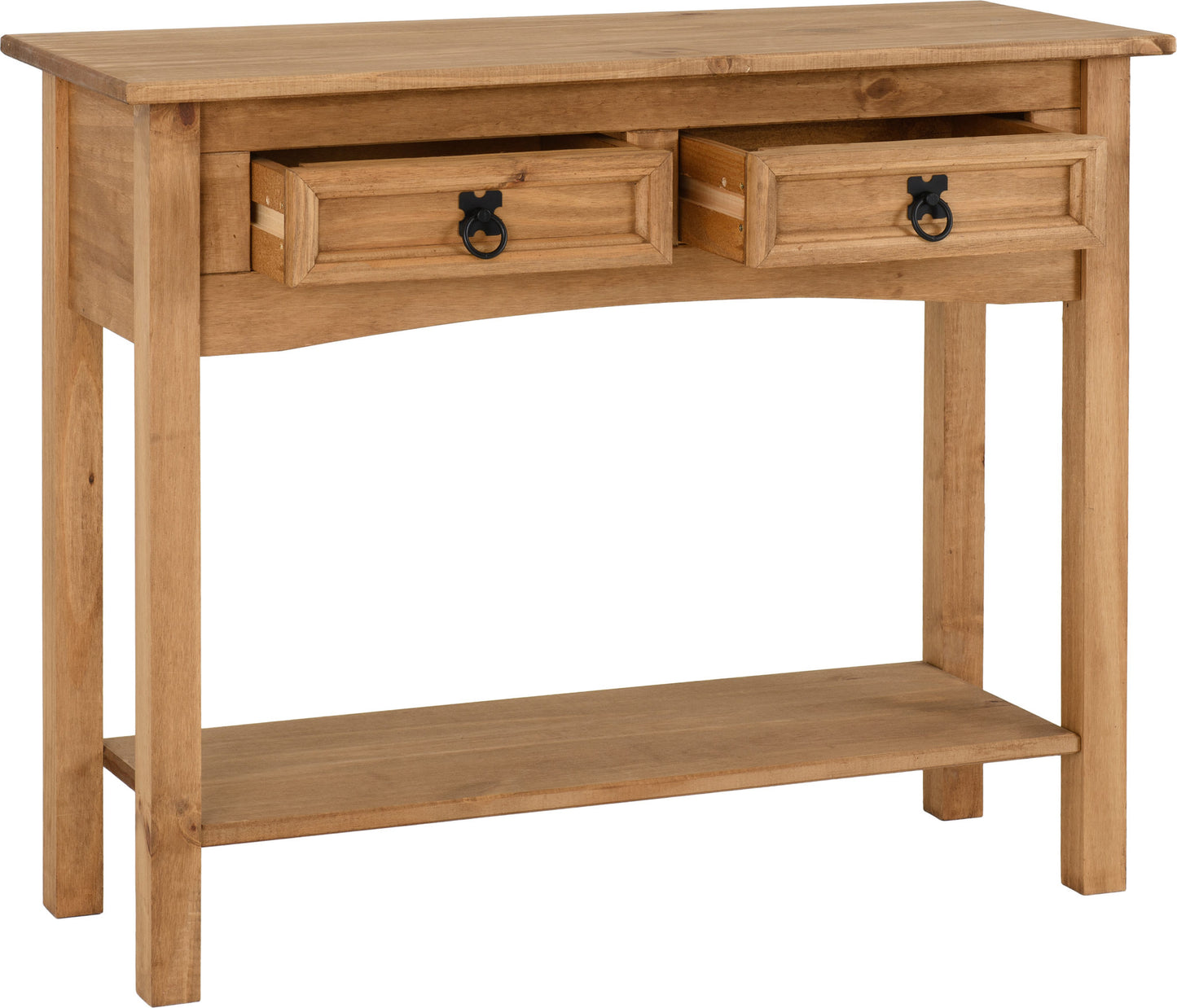 Corona Pine 2 Drawer Console Table