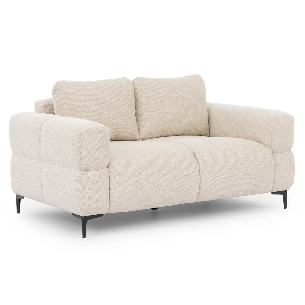 Cardamena 2 Seat Cream Upholstered Sofa