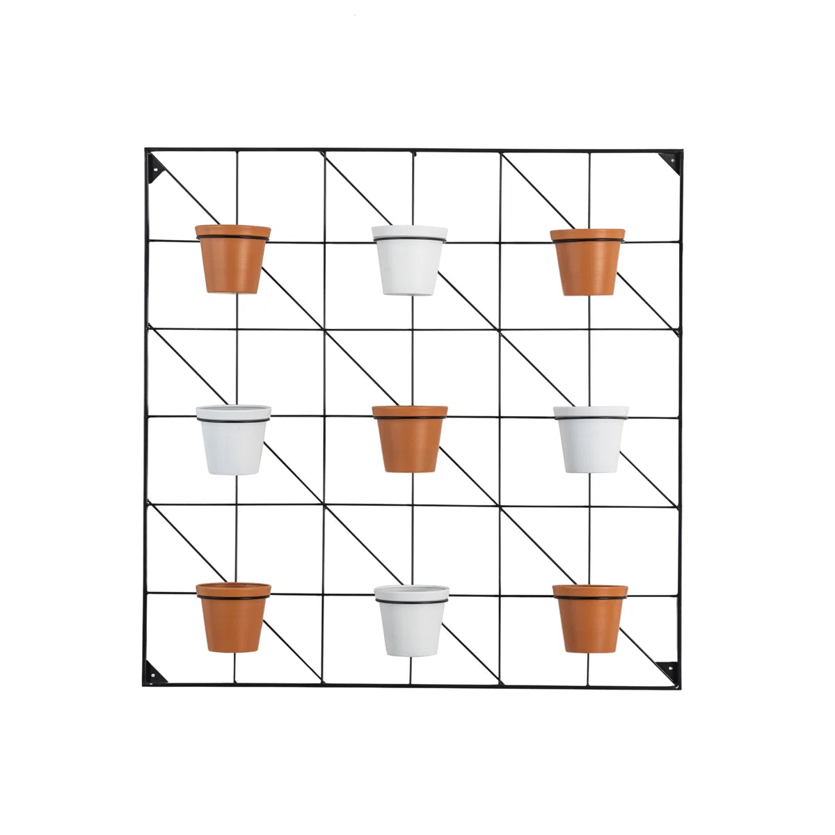 Carly 9 Pot Wall Planter