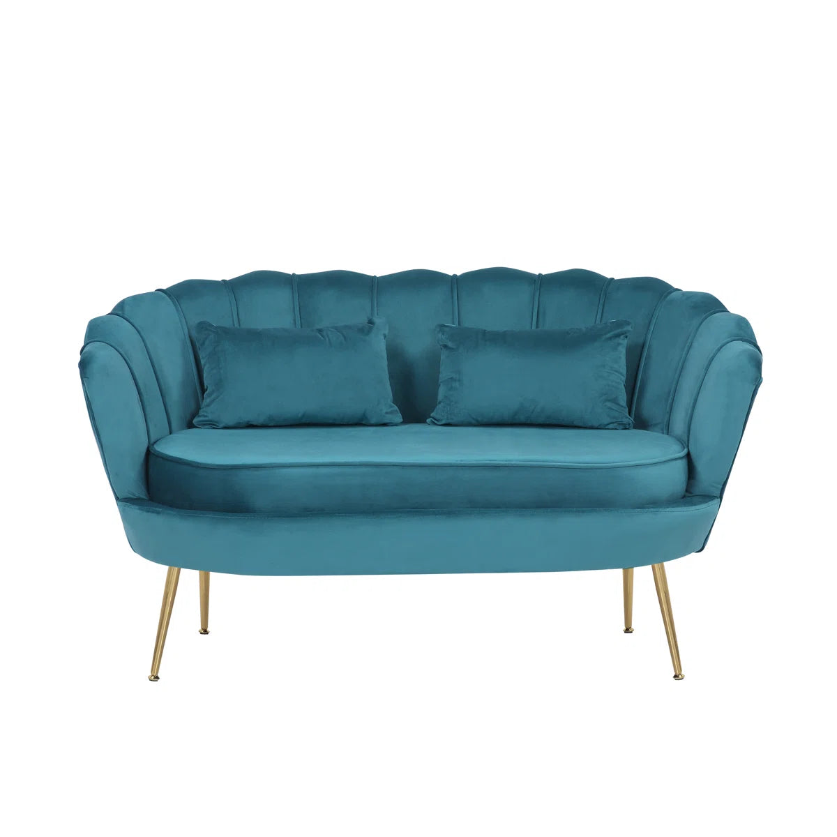 Michael 2 Seat Teal Velvet Loveseat