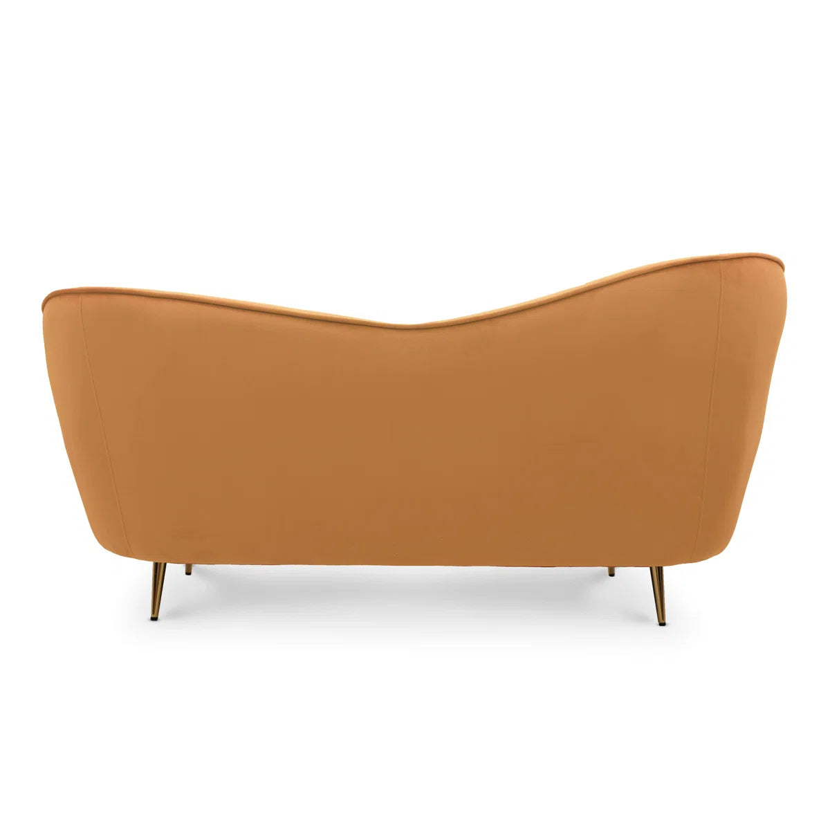 Catania 2 Seat Gold Velvet Sofa