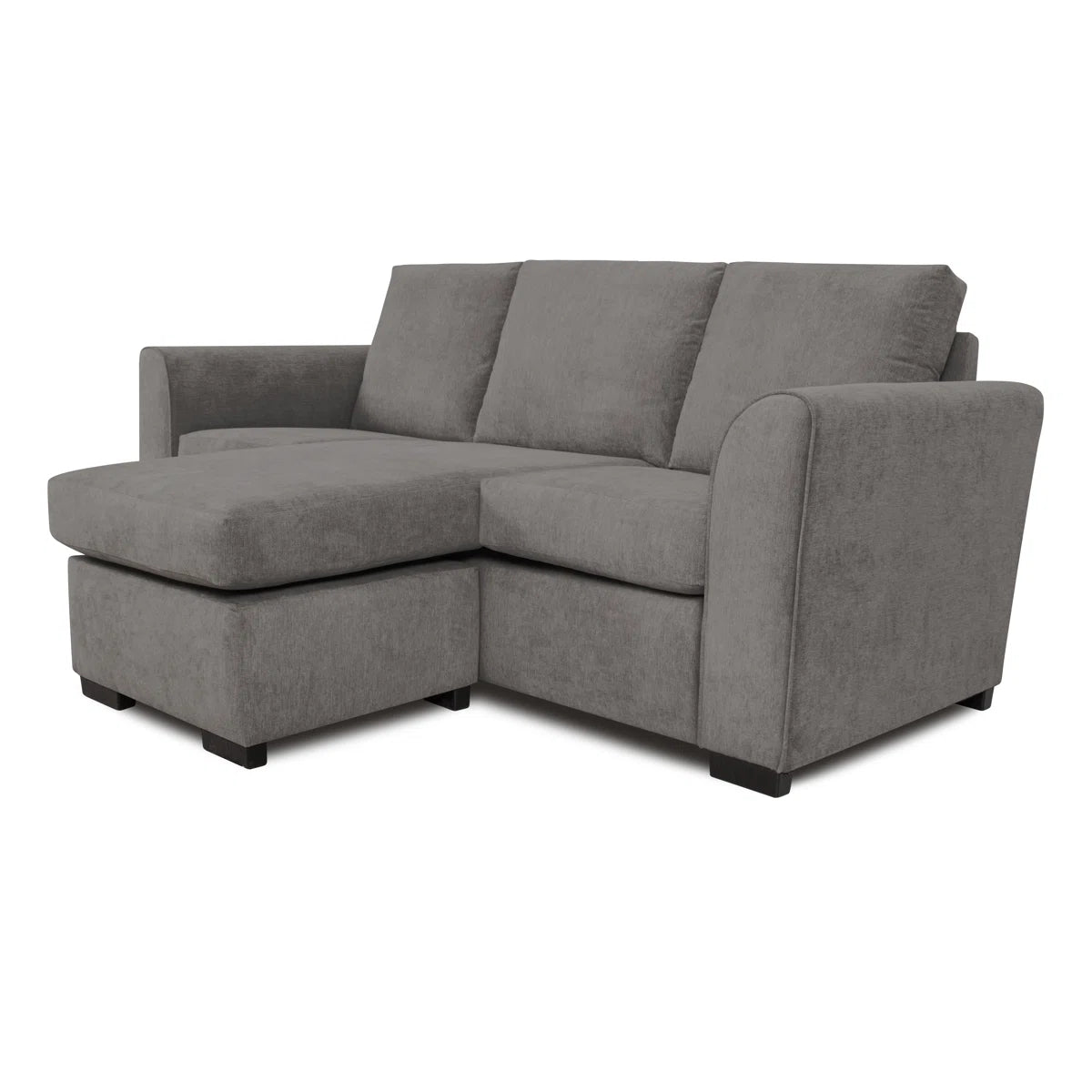 Melis Grey Upholstered Sofa with Adjustable Chaise