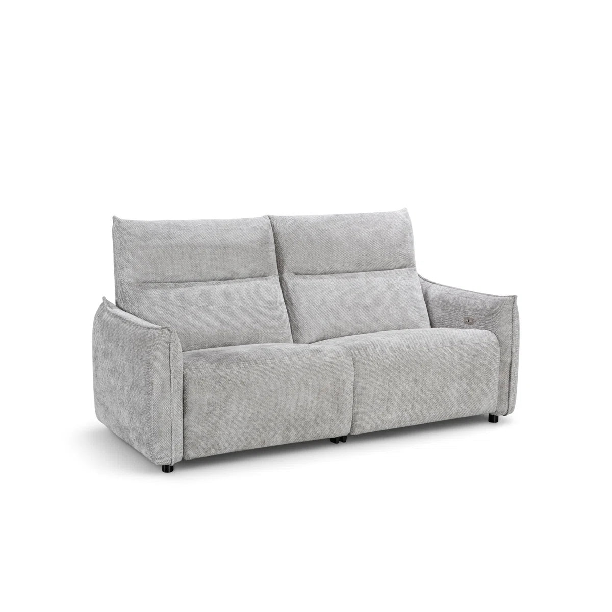 Starlight 3 Seat Silver Chenille Electric Recliner