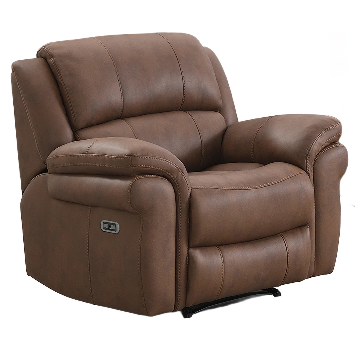 Callum Tan Faux Leather Electric Recliner