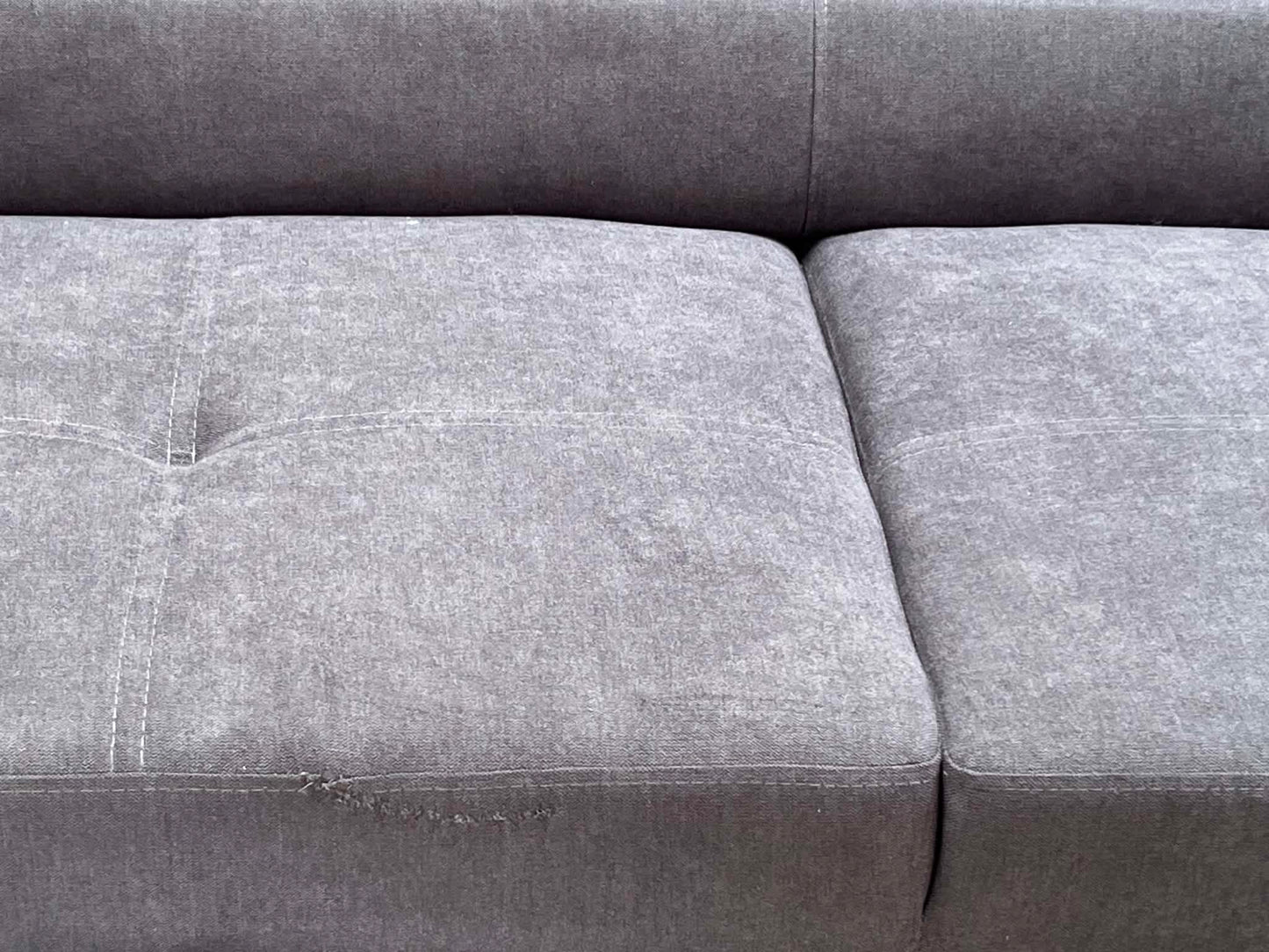 Julius 5 Seat Grey Upholstered Right Chaise Corner Sofa Bed with Storage Chaise