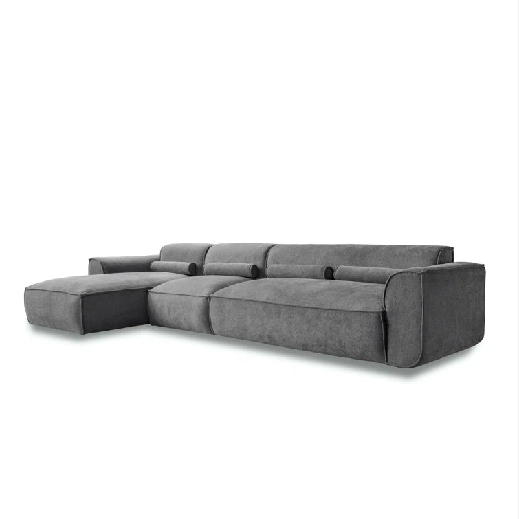 Felicity Grey Chenille Corner Sofa