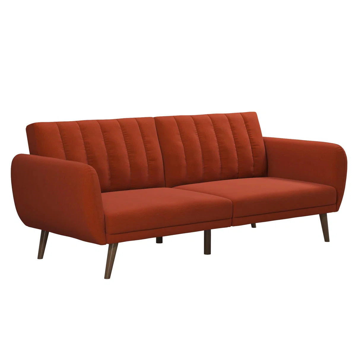 Grange 3 Seater Orange Linen Clic Clac Sofa