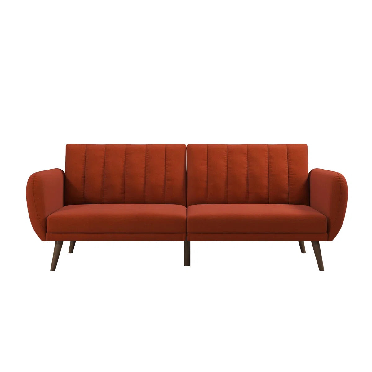 Grange 3 Seater Orange Linen Clic Clac Sofa