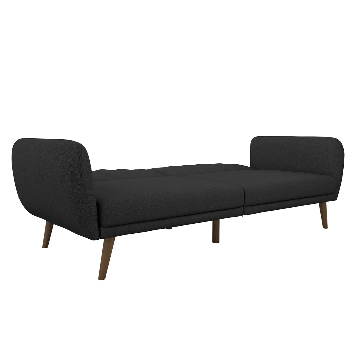 Grange 3 Seater Black Linen Clic Clac Sofa